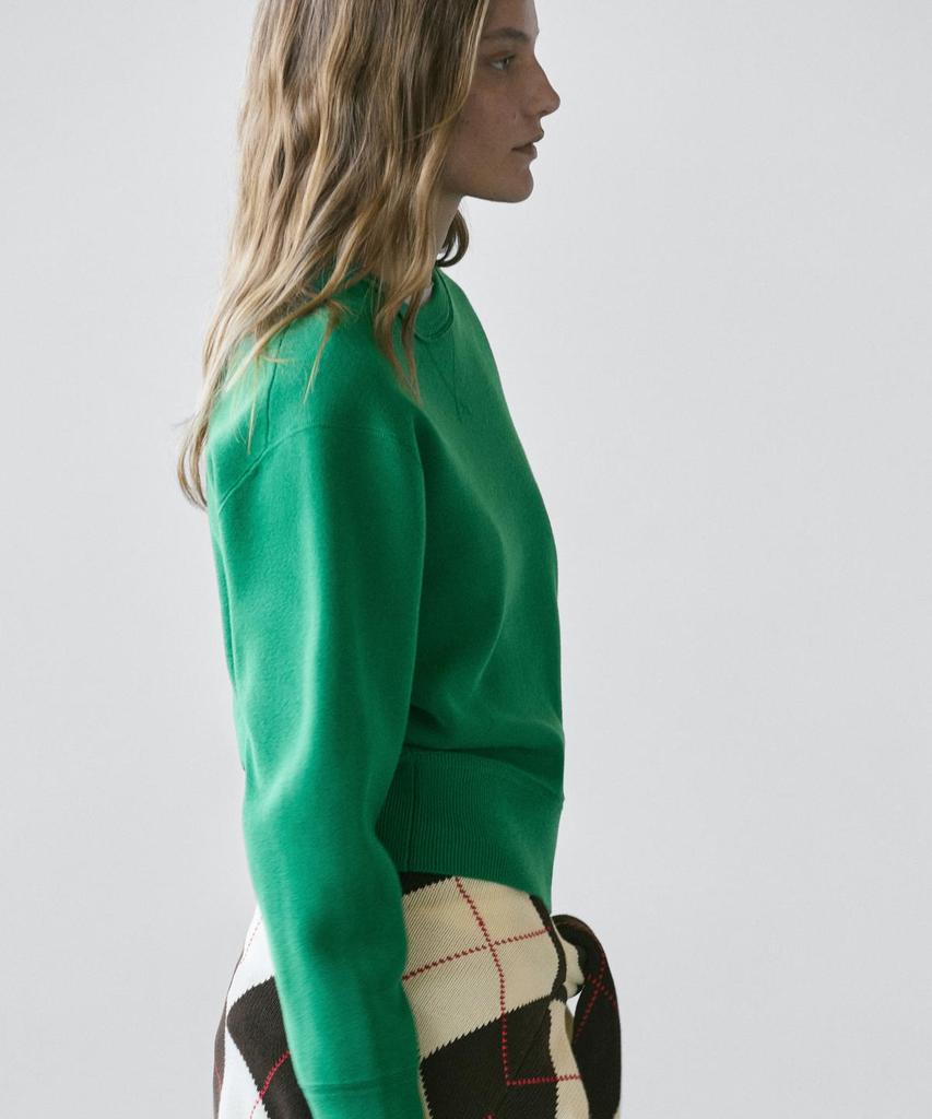 Masimodutti Cotton Blend Knit Sweater