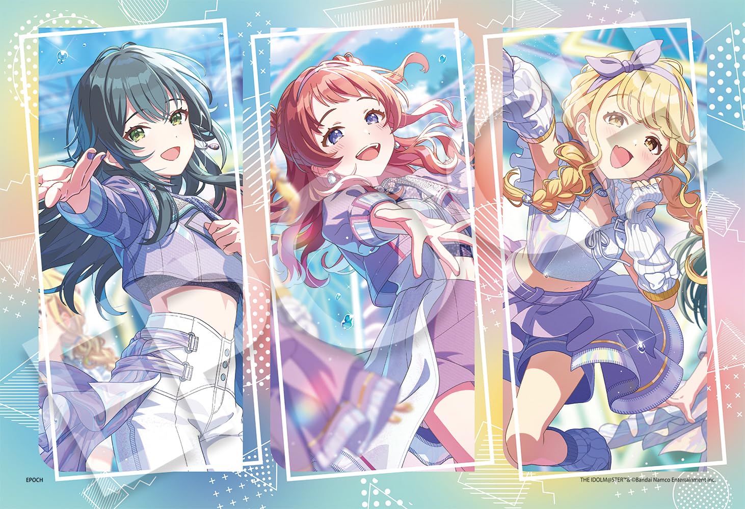 Epoch School Idol Master Iris After the Rain 300-Piece Jigsaw Puzzle 26×38cm with Glue Spatula and Ticket
