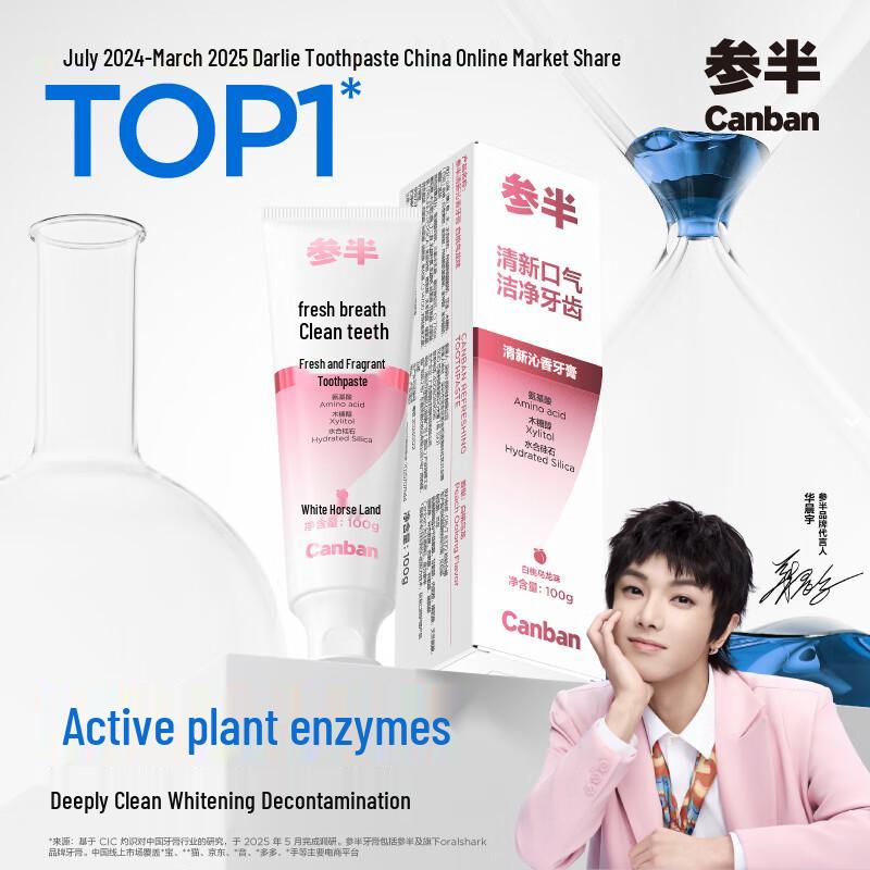 Can Ban Whitening & Fresh Breath Toothpaste