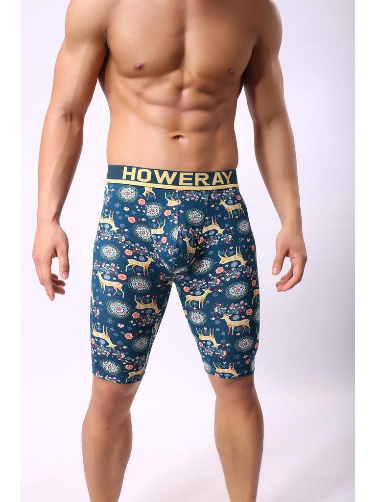 Продано: Різдвяний олень барвисті чоловічі боксери