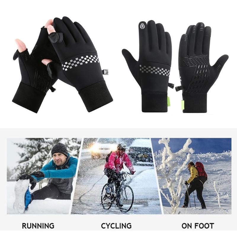 Warm Snowboarding Gloves for Biking Motorcycling Ski Gloves Windproof Skiing Thermals Gloves Winter Touchscreens Glove