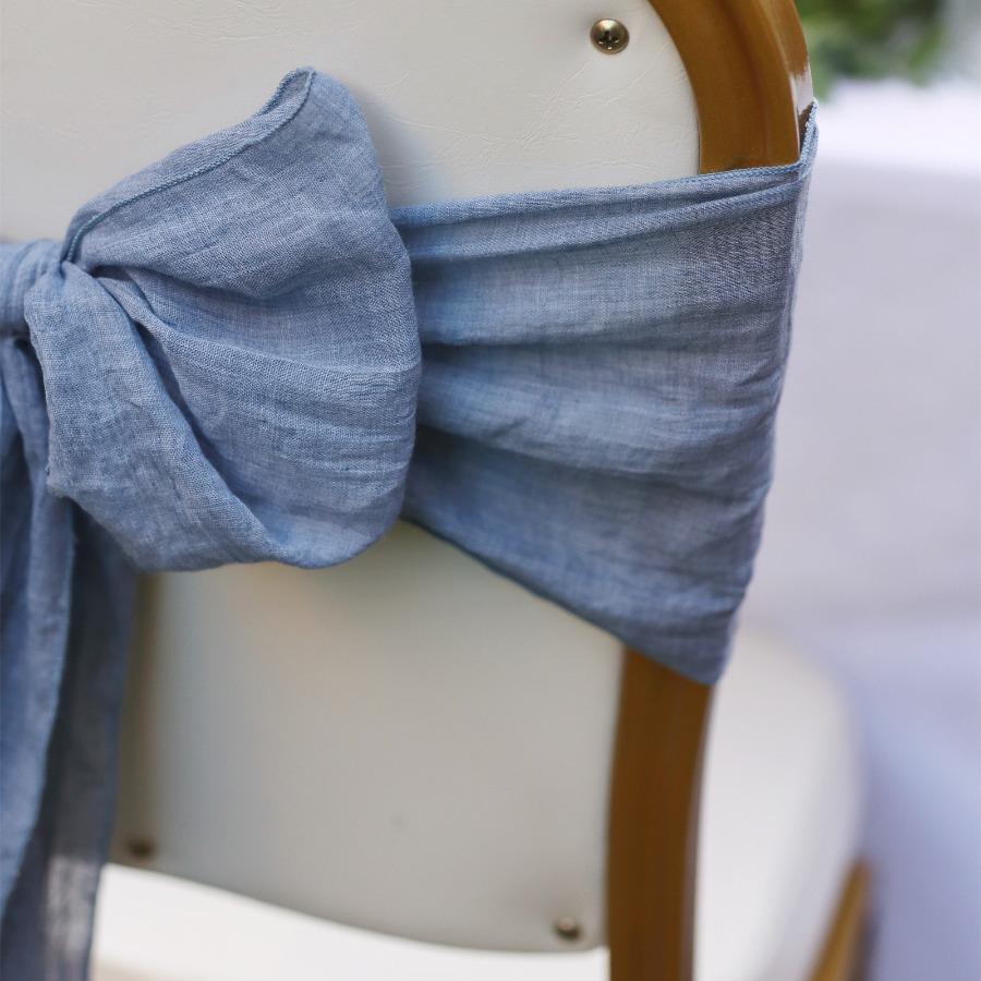 1PC Chair Back Cover Hotel Bow Wedding Decoration Hotel Conference Decoration Restaurant Chair Flower Wedding Banquet Bali Veil