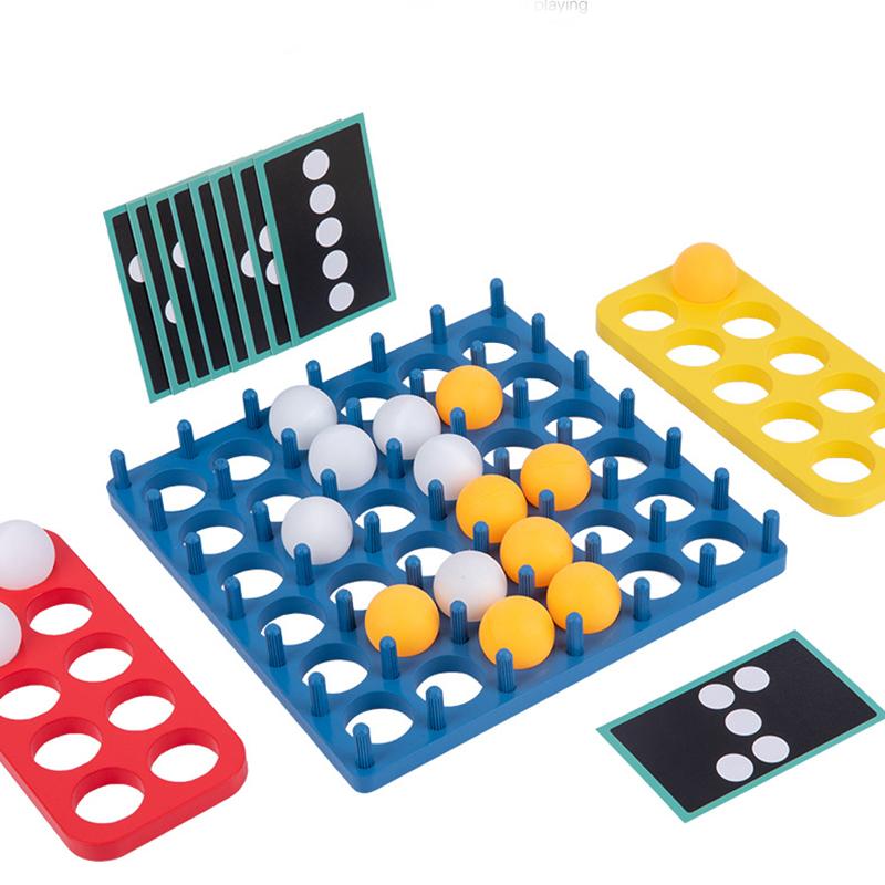 Kids Ball Bouncing Game Parent-Child Interaction Board Game Toddler Toss Ball Game Fun Party Game