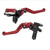Universal Motorcycle Brake Master Cylinder 22MM Hydraulic Clutch Lever Adjustment Brake Clutch Handle for Motorbike Honda Yamaha,2pcs.