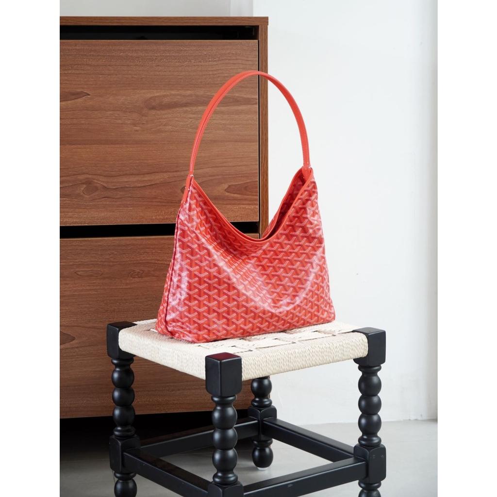 2025 new first-layer cowhide wax thread Goya hobo shoulder underarm bag mother and child bag genuine leather large-capacity tote bag