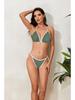 2025 Sexy Lace-up Bikini: European & American Women's Two-piece Swimsuit Set