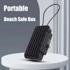 Storage Phone Lock Box 4-digit Password Security Lock Box Portable Beach Safe Box  Home Dorm Car