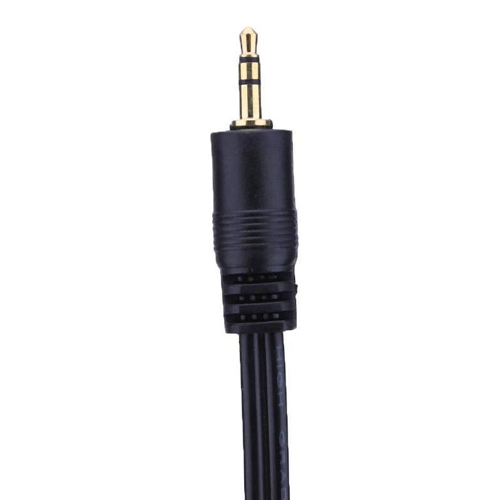 3.5mm Plug Jack Connector To 2RCA Male Music Stereo Adapter Cable Audio AUX Line for Phones TV Sound Speakers