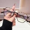 High-End 2025 Retro Square Glasses: Anti-Blue Light, Makeup-Free Wear for Myopia
