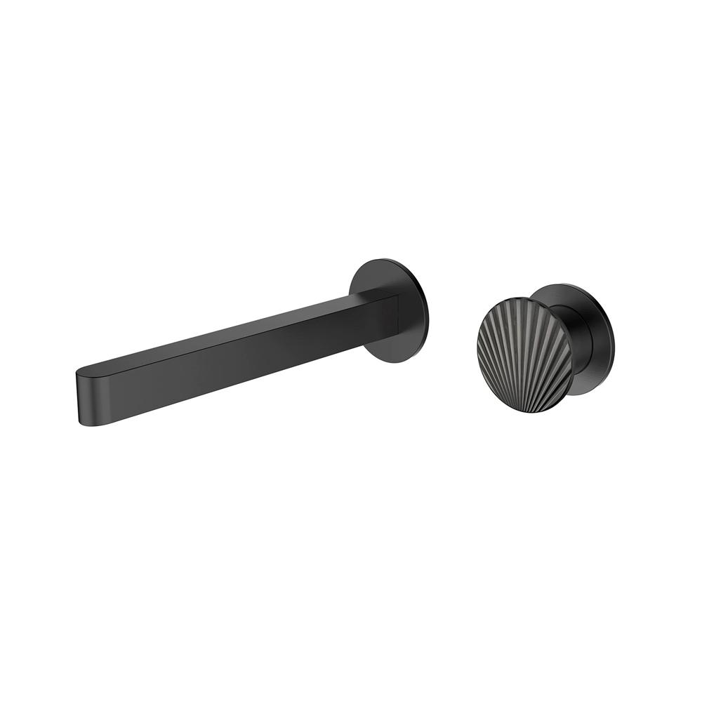 

Tuqiu Brushed Rose Gold Basin Faucet In-Wall Bathroom Faucet Black Faucet Hot and Cold Bathroom Sink Tap Basin Mixer Tap Set чорний
