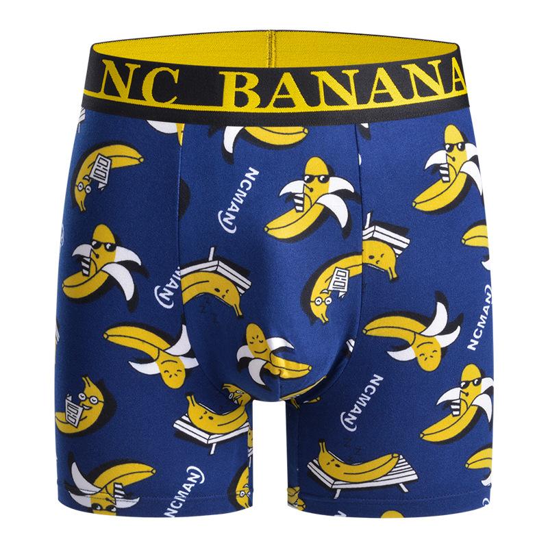 

New Men s Shark Boxer Shorts Cartoon Quick-drying Breathable Fitness Sports Men s Underwear Light Slim Slim L сапфіровий