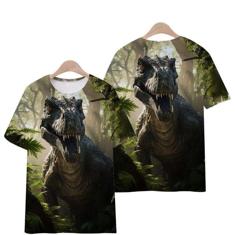 Unparalleled Tyrannosaurus Rex T-shirt 3d printed T-shirt fashionable short-sleeved Kids Tshirt Men's Shirts Woman t-shirts