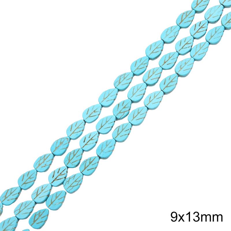 Synthetic Blue Turquoise Round Loose Beads for DIY Jewelry Accessories - Bracelets, Necklaces, Pendants