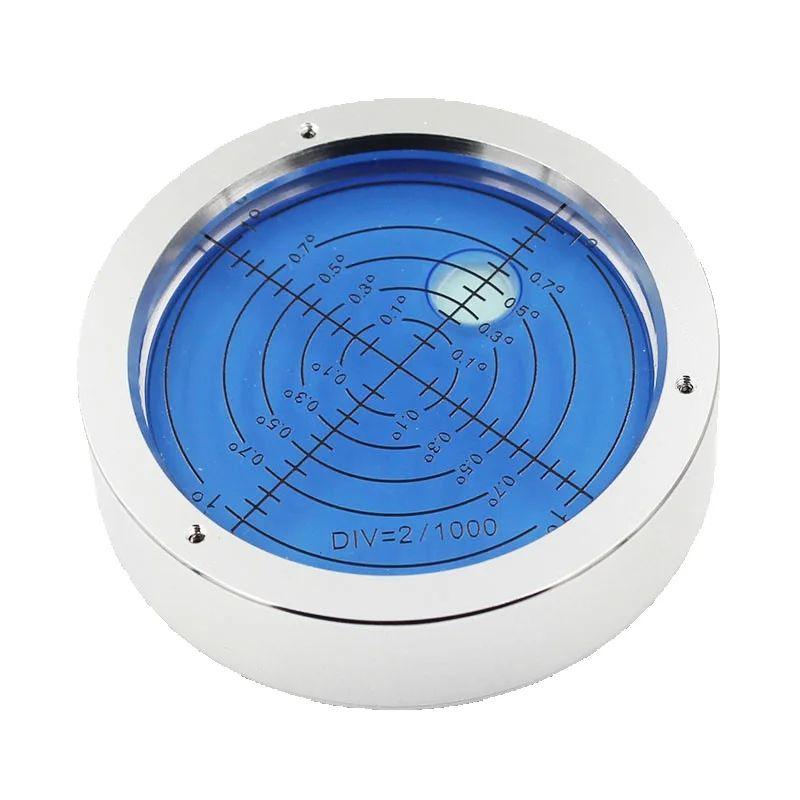 Instrument de Măsurare a Nivelării Platformei de Înaltă Sensibilitate Nivel cu Bulă de Spirit Metalic Rotund Mărgele de Înaltă Precizie Luminoase Disponibil 1 BUC