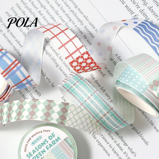 Japanese Paper Tape Washi Roll, Decorative Patterns Arts Masking for DIY Crafting Roll Crafts, Journal Supplies, Planners, Scrapbook, Card Making,