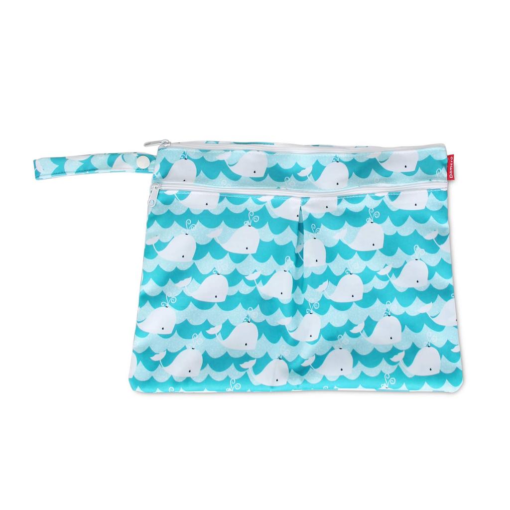 Damero Waterproof Diaper Cute Holds Bath and Meal Perfect Christmas Gift Cute Whale Bag, 3-Piece Set, Multifunctional, Diapers, Clothes, Swimsuit,