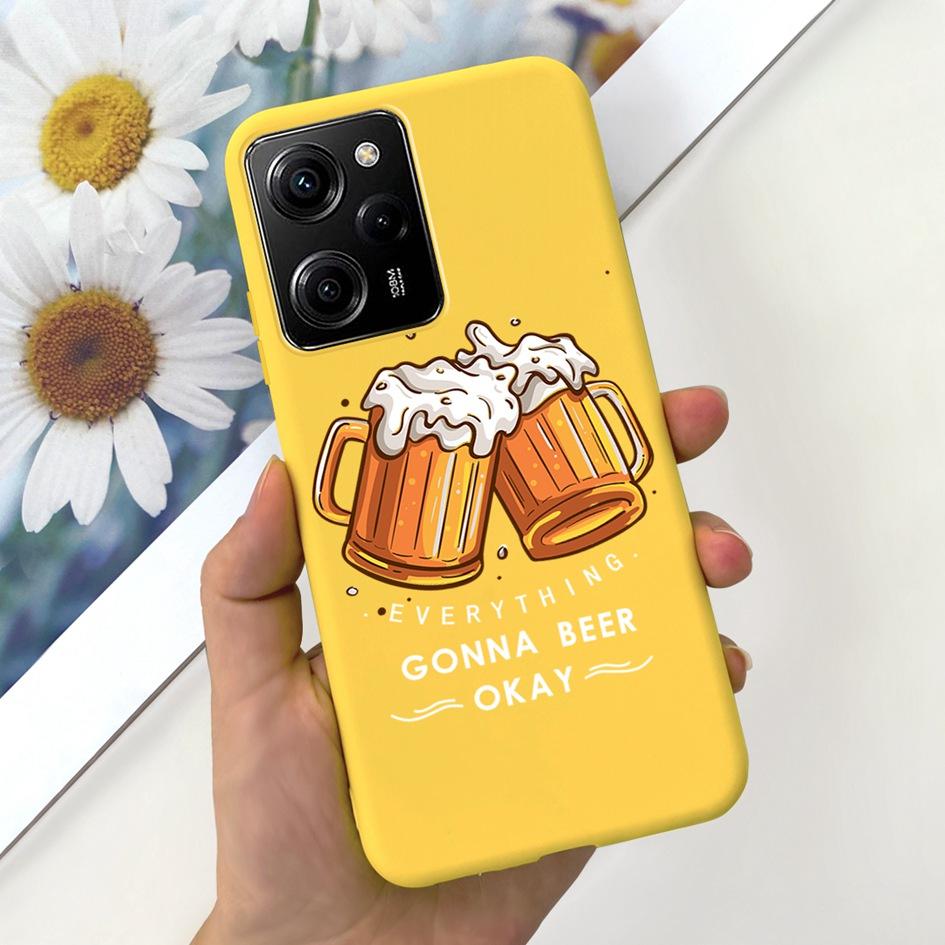 For Xiaomi Poco X5 Pro 5G Case Shockproof Silicone Fashion Pattern Soft Slim Back Cover For Xiaomi Poco X5 X 5 PocoX5 X5Pro Capa
