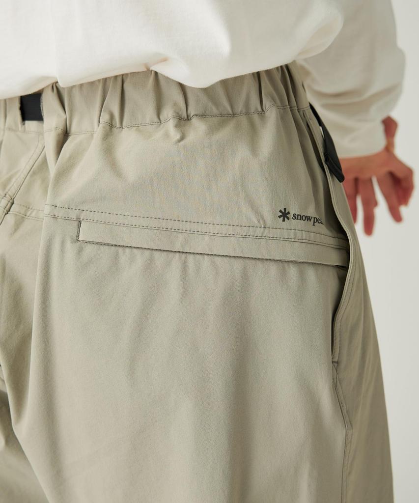Snow Peak Stretch Trekking Pants and Light XL Water-Repellent PA-25AU004, Men's Women's, Grey,
