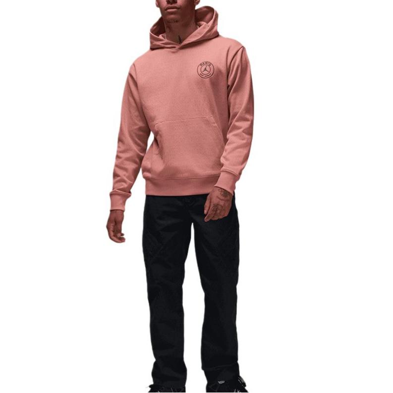 Jordan X PSG Współpraca Brandstmt FW24 M J FLC PO Modny Bluza z Kapturem Długi Rękaw Bluzy Unisex Różowy FV7730-685