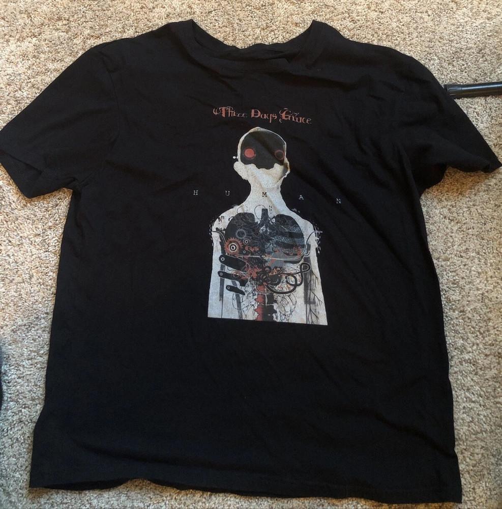 Горячая футболка Three Days Grace с коротким рукавом, унисекс, S-235XL, Go51, унисекс XXXXL