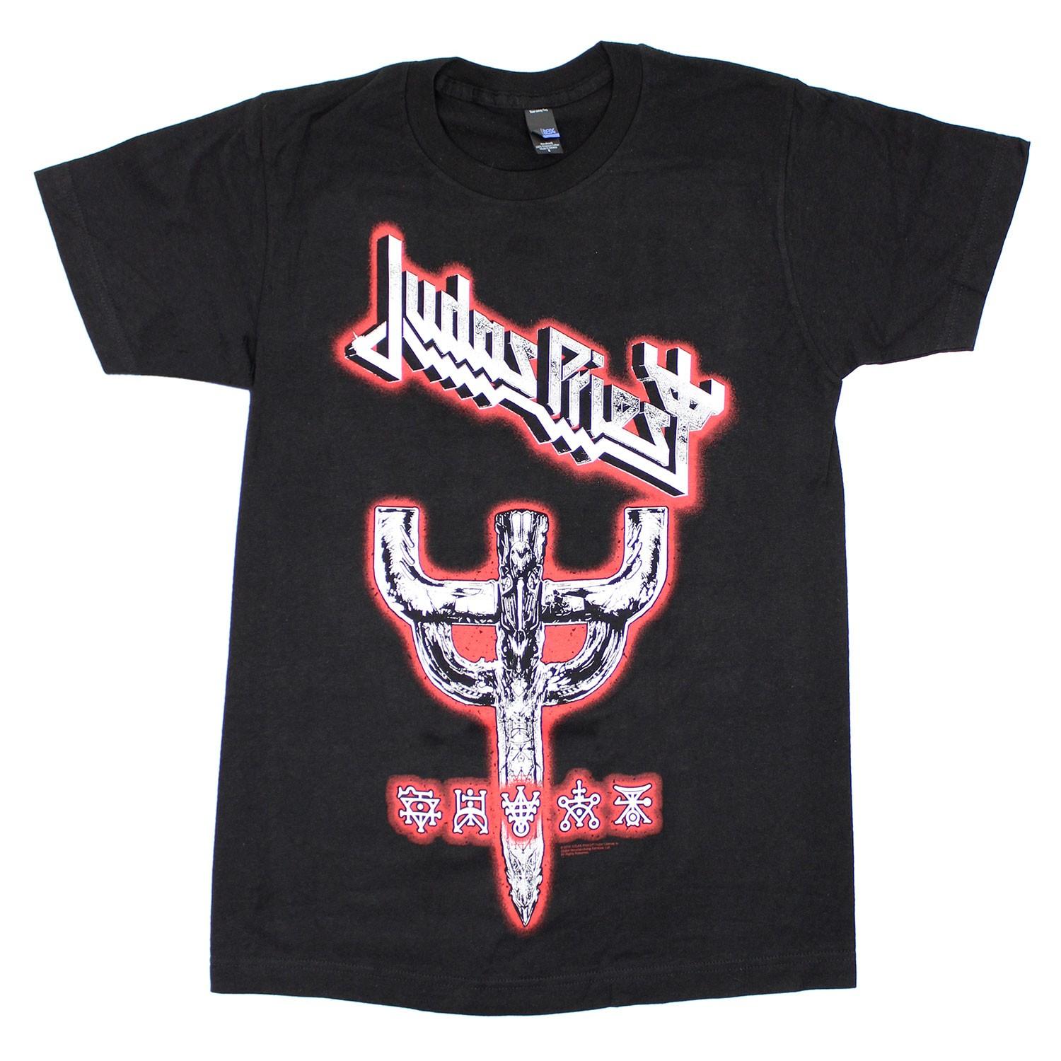 Men s Judas Priest Graphic Emblem Tour Tee (Cincinnati - Tokyo) T-shirt Small L