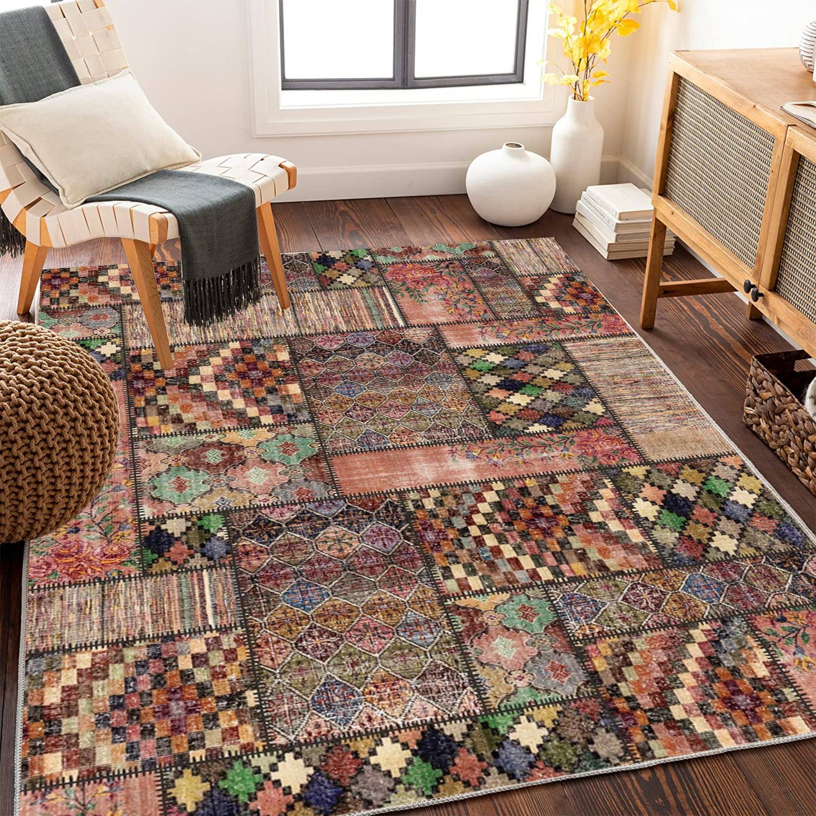 

Марокканский этнический стиль ковер гостиная грязеотталкивающий журнальный столик коврик украшение спальни ковер у кровати 200 * 300cm