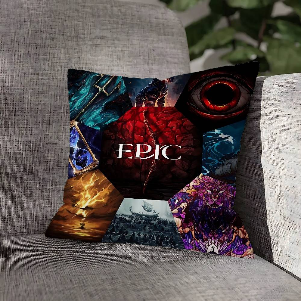 E-Epic The Musical Pillow Case For Sofa Decor Car Office Room Printing Cushion Cover Decorations and Protector