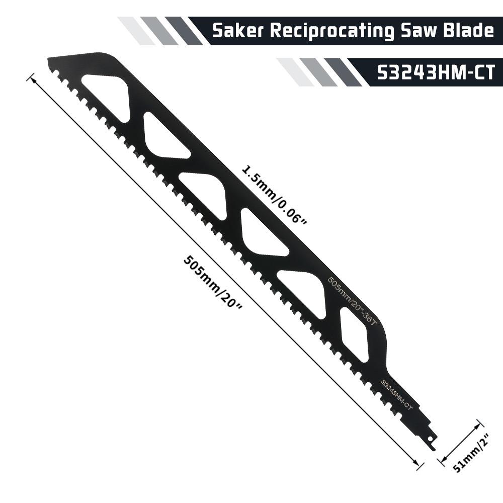 

Полотна для сабельных пил из карбидного сплава, пузырчатые кирпичи, полый кирпич, бетон, камень, режущие инструменты, пилы для ремонта 505mm