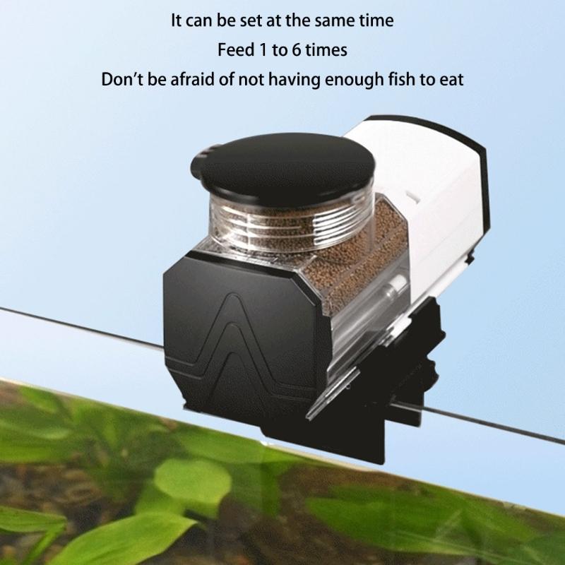 Automatic Fish Feeders for Aquariums 6 Feeding Schedules Large Capacity Feeders for Busy Owners Fish Care