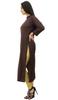Bimba Women Full Sleeve Straight Kurta Ethnic Rayon Kurti Plain Long Tunic