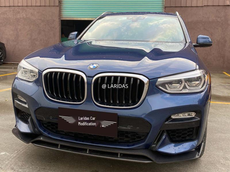 BMW X3 G01 M Sport Carbon Fiber Body Kit: Front Lip, Rear Diffuser, Bumper Lip Accessories