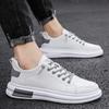 Fashion Leather Casual Shoes for Men  Brand men's Sneakers Slip-On Flats Black Shoes Brand White Male Sneakers Office Work Shoes