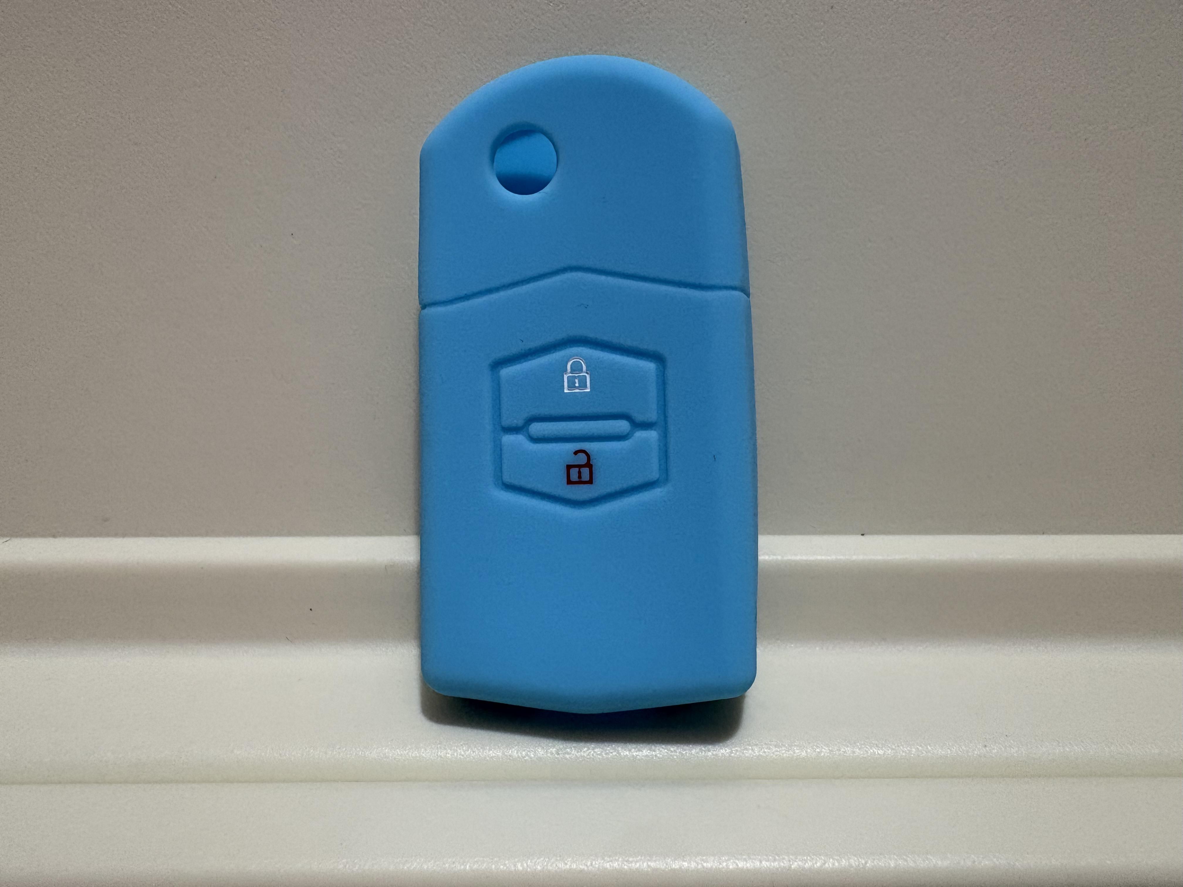 

Silicone Key Case Cover For Mazda 3 2 6 2003 2004 2005 2006 2007 2008 2009 2010 2011 2012 2013 Car Holder 2 Buttons Flip Parts