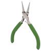 Round Nose Pliers Green Nonslip Handle Effort Saving Carbon Steel Sturdy Rustproof Durable Widely Used Jewelry Pliers