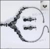Rhinestone Necklace And Earring Jewelry Set