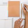 STOBOK A5 Index Divider Set of Paper Divider for Office x inches 6-Hole Cards, 2, Colorful, Plastic, Binders, Stationery, Supplies, Approx. 8.3 5.8
