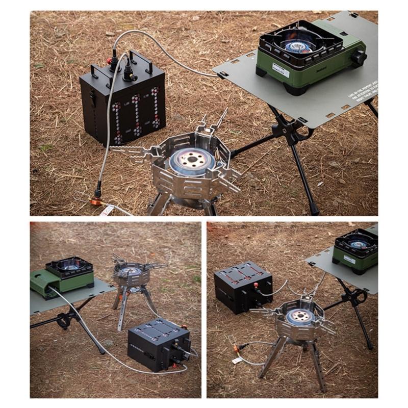 Practical Organizers Bags Multifunctional Gas Stove Canister Pot Carry Bags for Adventurers and Boaters