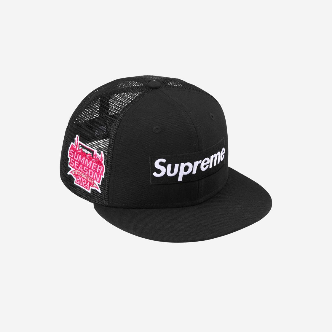 

Кроссовки Supreme Box Logo Mesh Back New Era Black 24SS -