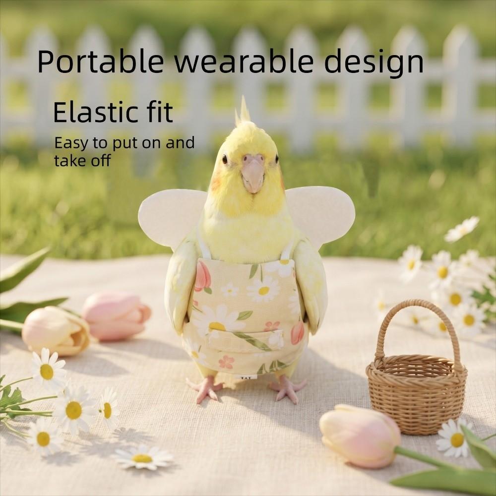 Breathable Bird Flight Suit Escape Proof Bird Training Gear Parrot Flying Harness  Bird Walking
