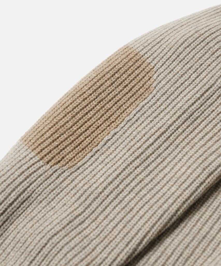 FRIZMWORKS Patch Round Pullover Knit _ Oatmeal