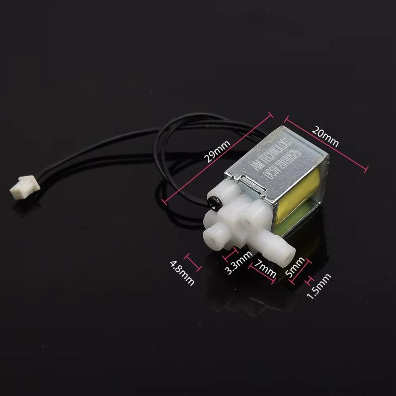 1 Piece Diy Normally Closed Micro Control Watering Electromagnetic Valve Dc5V Mini 2-Position Water Valve Solenoid Valve
