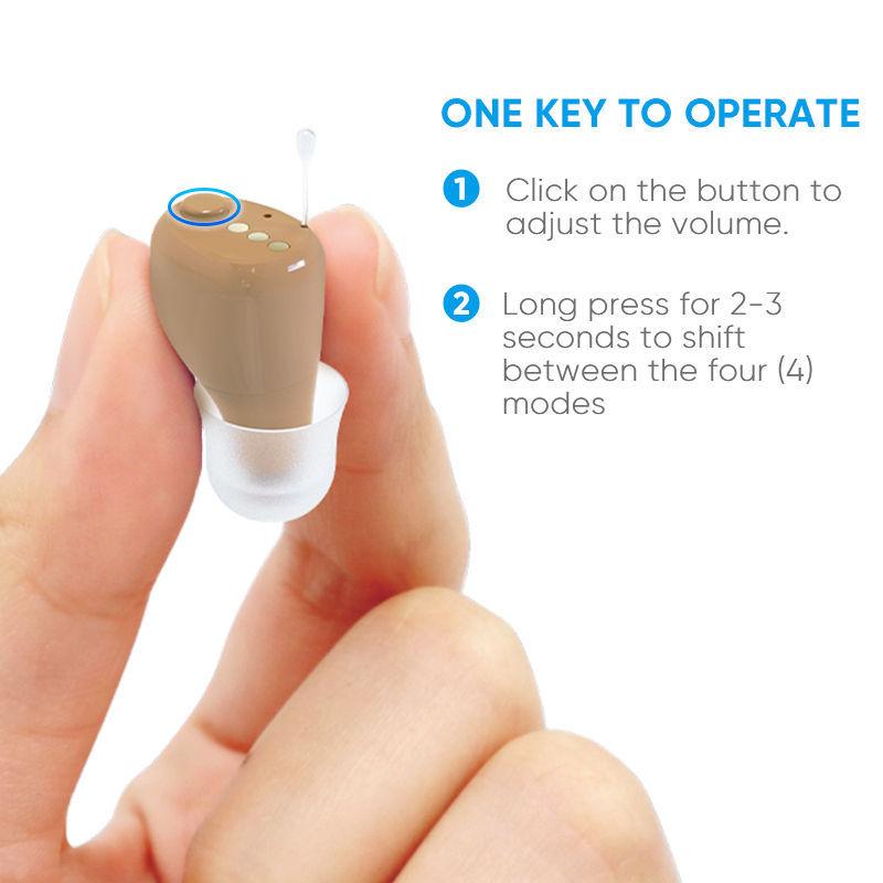 Rechargeable Digital 10 channel Hearing Aid Adjustable Tone Sound Amplifier Portable Deaf Elderly Hearing Aids