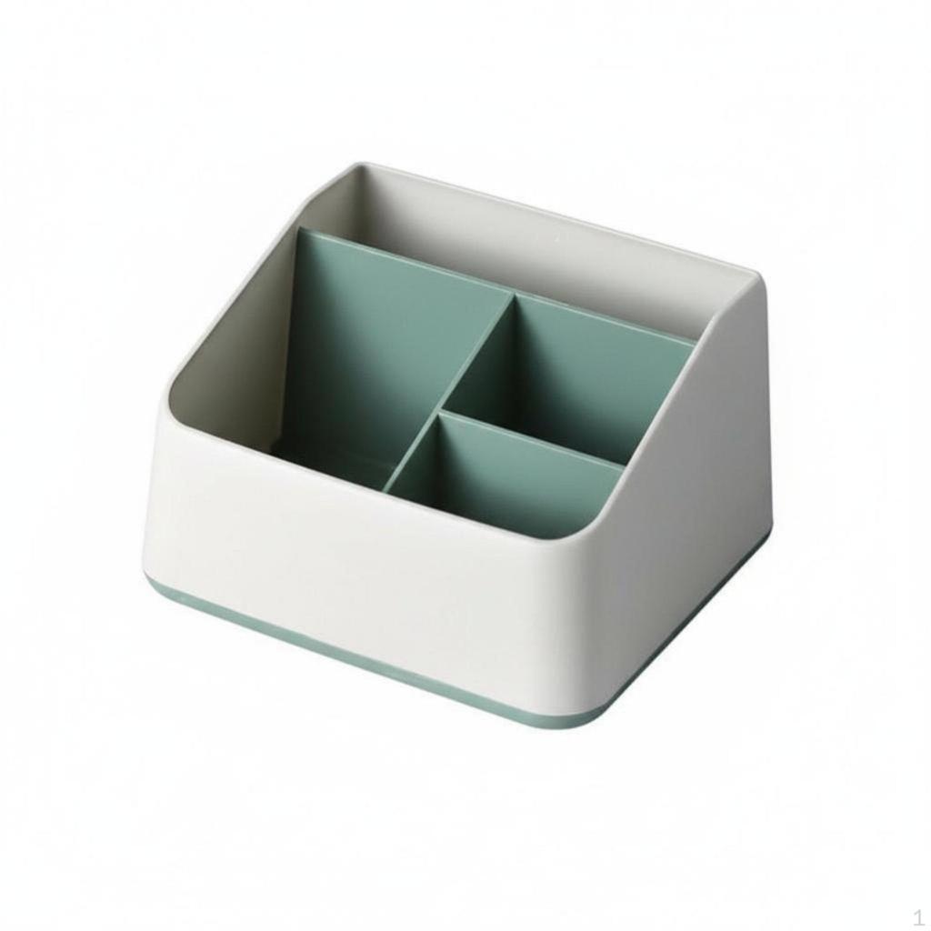 TV Control Holder Minimalist Design Tiered MultiFunctional Desktop Organizer for Office