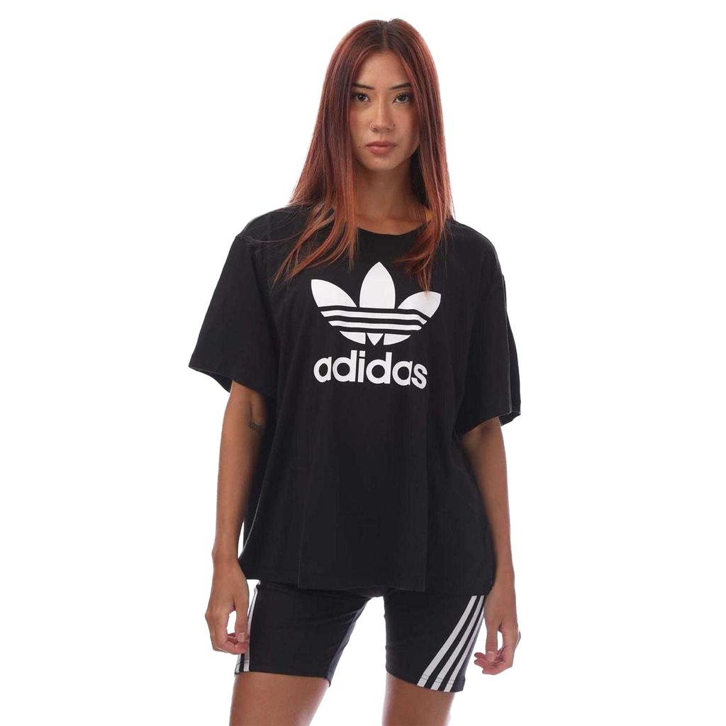 adidas Womens/Ladies Trefoil Plus Short-Sleeved T-Shirt
