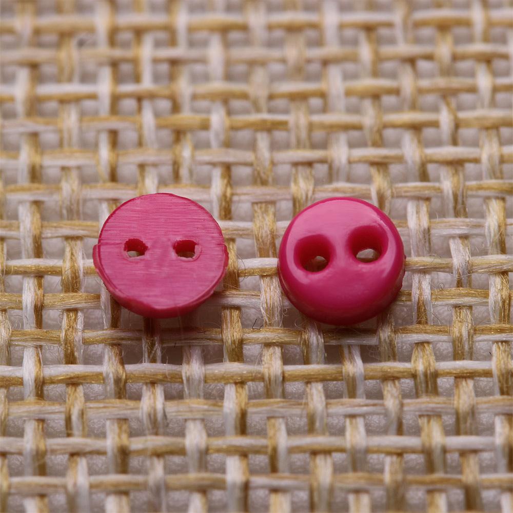 50Pcs 4mm Mini Round Buttons Handmade Doll Clothes Decoration Buckles Candy Color Buttons DIY Doll Clothes Sewing Accessories
