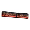 Korean Style Unisex Flame Grain Waistband 130cm Length Adjustable Canvas Belt