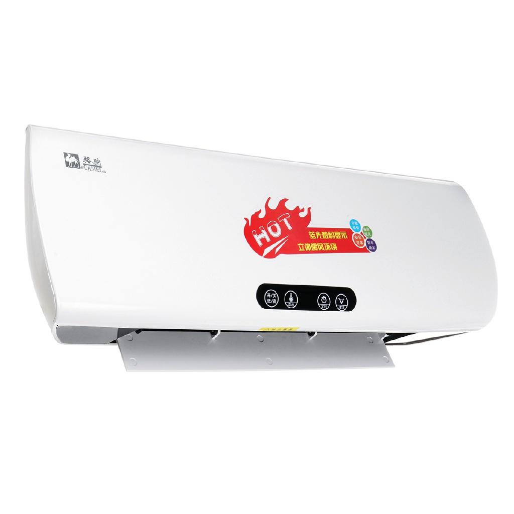 2000W LED Air Conditioning Electric Heater Air Conditioner Wall Mounted PTC Electric Heater 8 Hour Timer Heater 56.8*18.2cm