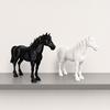 Pferdestatue, 3D-gedruckte realistische Pferdeskulptur, Sammler-Tierskulptur, Feng Shui Ornamente für Heim- und Büro-Schreibtischdekoration