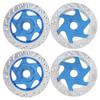 4PCS Universal Aluminum Alloy RC Car Brake Disc Metal Hex Adapter for 1 10 Remote Control CarDark Blue