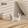 Durable Desktop Figurine 3D Printed Lying Robe Girl Statue Modern Minimalist Hooded Lazy